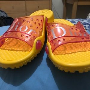 Christian Dior Vintage slide sandal circa 2000